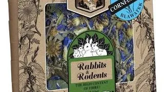 KORONA NATURY Amestec de ierburi cu albastrele pentru porcusor de Guineea 70 g