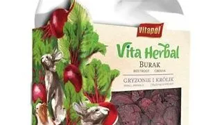Sfecla uscata rozatoare iepuri gustare naturala VITAPOL Vita Herbal 100 g