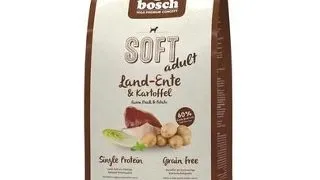 BOSCH Plus Hrana uscata caini adulti cu sensibilitati/alergii alimentare, rata si cartofi 1 kg