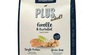 BOSCH Plus Hrana uscata caini adulti cu sensibilitati, cu pastrav si cartofi 1 kg