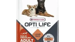 VERSELE-LAGA Opti Life Adult Digestion Medium&Maxi hrana uscata pentru caini de talie medie/mare cu sensibilitati 12,5 kg
