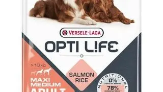 VERSELE-LAGA Opti Life Adult Skin Care Medium&Maxi hrana uscata caini adulti cu sensibilitati ale pielii, talie medie/mare 12,5 kg