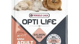 VERSELE-LAGA Opti Life Adult Skin Care Mini hrana uscata caini adulti talie mica, cu probleme ale pielii 7,5 kg