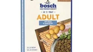 BOSCH Hrana uscata cu peste si cartofi pentru caini adulti 15 kg