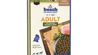 BOSCH Adult Hrana uscata pentru caini adulti, cu pasare si mei 15 kg