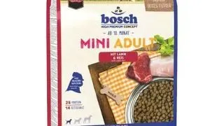 BOSCH Mini Adult Hrana uscata caini adulti de talie mica, cu miel si orez 3 kg