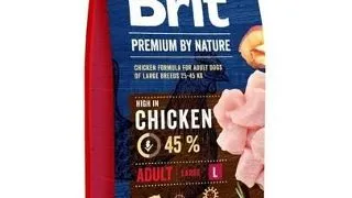 BRIT Premium By Nature Adult Large L Hrana uscata pentru caini adulti de talie mare, cu pui 15 kg