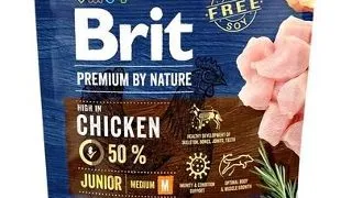 BRIT Premium By Nature Junior Medium M 1 kg