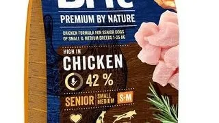 BRIT Premium By Nature Senior Small Medium S+M Hrana uscata pentru caini senior de talie mica sau medie 3 kg