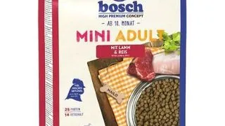 BOSCH Mini Adult Hrana uscata caini adulti de talie mica, cu miel si orez 1 kg