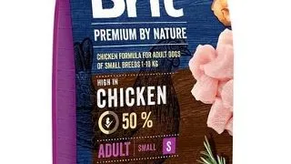 BRIT Premium By Nature Adult Small S Hrana uscata pentru caini adulti de talie mica 8 kg