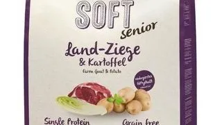 BOSCH Plus Senior Hrana uscata caini seniori sistem digestiv sensibil si/sau intolerante alimentare, cu capra si cartofi 1 kg