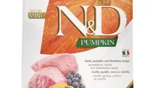FARMINA N&D Pumpkin Adult Mini Hrana uscata pentru caini, cu miel si afine 800 g