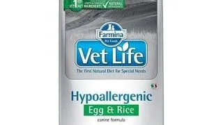 FARMINA Vet Life Dog Hypoallergenic Egg&Rice 12 kg dieta caini cu alergii, ou si orez