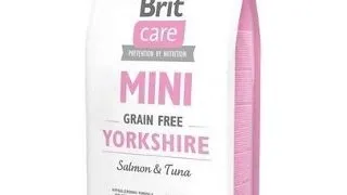 BRIT Care Grain Free Mini Yorkshire hrana uscata caini adulti talie mica, somon si ton 7 kg