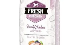 BRIT Fresh Puppy Hrana uscata catei, cu pui si cartofi 12 kg