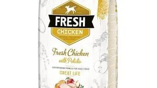 BRIT Fresh Adult Hrana uscata cu pui si cartofi 2,5 kg