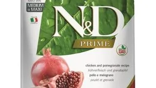 FARMINA N&amp;D Prime Dog Adult Medium/Maxi Hrana uscata caini talie medie si mare, cu pui si rodie 2,5 kg