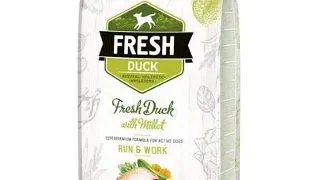 BRIT Fresh Active Run&amp;Work Hrana uscata pentru caini, cu rata si mei 2,5 kg