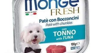 MONGE Fresh hrana umeda pentru caini sub forma de pate, cu ton 100 g
