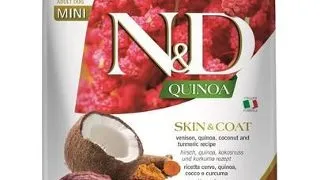 FARMINA N&D Quinoa Hrana dietetica pentru caini adulti talie mica, cu carne de vanat si nuca de cocos 2,5 kg
