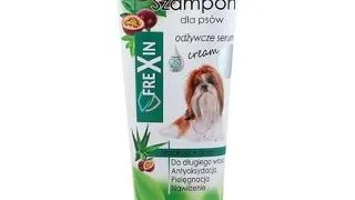 FREXIN Sampon pentru cainii cu par lung, fructul pasiunii si aloe, 220 g