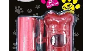 PET NOVA Dispenser + rola pungi excremente 20 buc, rosu