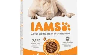 IAMS For Vitality Senior hrana uscata pentru caini seniori de talie mare, cu pui, 12 kg