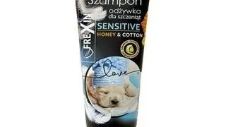 FREXIN Sensitive Sampon cu balsam pentru catelusi , miere si bumbac 220 g