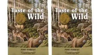 TASTE OF THE WILD Pine Forest hrana uscata caini si catei, cu vanat si legume 24,4 kg (2 x 12,2 kg)