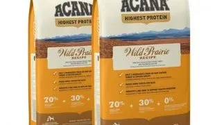 ACANA Wild Prairie Dog hrana uscata caini adulti 22,8 kg (2 x 11,4 kg)