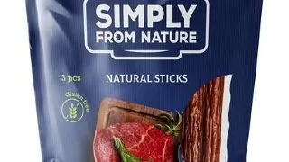 SIMPLY FROM NATURE Nature Sticks recompense pentru caini, carne de cal 3 buc.