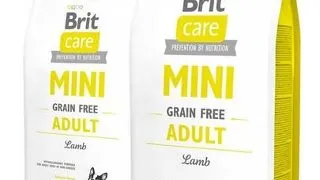 BRIT Care Grain Free Mini Adult Lamb Hrana uscata pentru caini adulti de talie mica si foarte mica, cu mie 14 kg (2 x 7 kg)