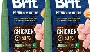 BRIT Premium By Nature Junior Extra Large Hrana uscata pentru catei si juniori de talie foarte mare XL