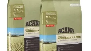 ACANA Yorkshire Pork hrana uscata pentru caini cu alergii alimentare 22,8 kg (2 x 11,4 kg)