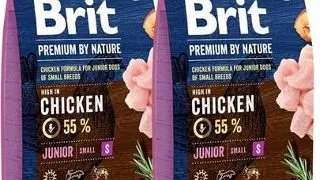 BRIT Premium By Nature Junior Small Hrana uscata pentru cainii junior si femele gestante 16 kg (2 x 8 kg)
