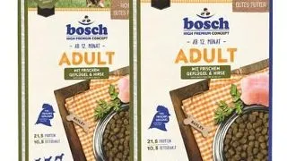BOSCH Adult Hrana uscata pentru caini adulti, cu pasare si mei 30 kg (2 x 15 kg)