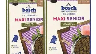BOSCH Maxi Senior Hrana uscata cu pasare si orez pentru cainii adulti 25 kg (2 x 12,5 kg)