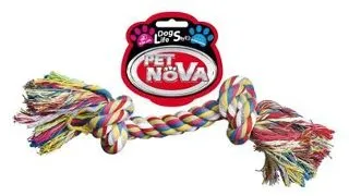 PET NOVA DOG LIFE STYLE Jucarie de sfoara pentru caini, din bumbac 25cm Superdental