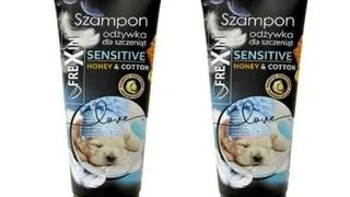 FREXIN Sensitive Sampon cu balsam pentru catelusi , miere si bumbac 2x220 g