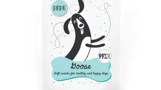 PAKA ZWIERZAKA PEPE Mini Chunkies Recompense pentru caini, din carne de gasca 80 g
