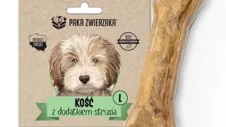 PAKA ZWIERZAK Os recompensa pentru caini, cu strut L 13,5 cm
