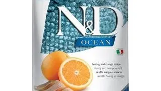 FARMINA N&D Ocean Dog Adult Herring&Orange Medium&Maxi hrana uscata caini adulti talie medie/mare, hering si portocale 12 kg