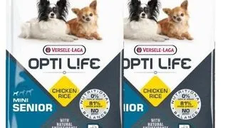 VERSELE-LAGA Opti Life Senior Mini hrana uscata pentru caini seniori de talie mica 15 kg (2 x 7,5 kg)