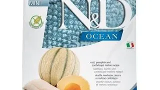 FARMINA N&D Ocean Hrana uscata pentru catei de talie mica, cu cod, dovleac si pepene galben 800 g