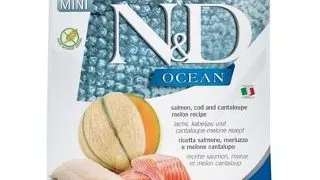 FARMINA N&D Ocean Hrana uscata pentru caini adulti de talie mica, cu somon, cod si pepene galben 2,5 kg
