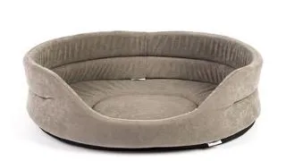 FERA Pat oval pentru caini, gri M 61 x 51 x 16 cm