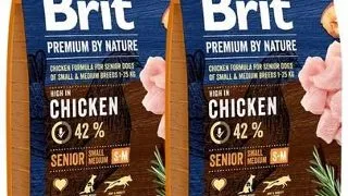 BRIT Premium By Nature Senior Small Medium S+M hrana uscata pentru caini seniori (7+) talie mica/medie 16 kg (2 x 8 kg)