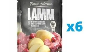 BELCANDO Finest Selection hrana umeda pentru caini, cu miel si cartofi cu merisoare 6x300 g