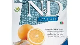 FARMINA N&amp;D Ocean Dog Adult Mini Hrana uscata pentru caini adulti de talie mica, cu hering si portocale  2,5 kg
